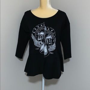 William Rast Peplum Top